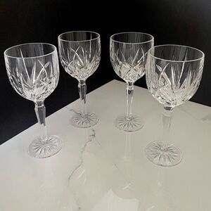 SET of 4 Brookside All Purpose Wine Glasses - Marquis Waterford Crystal
